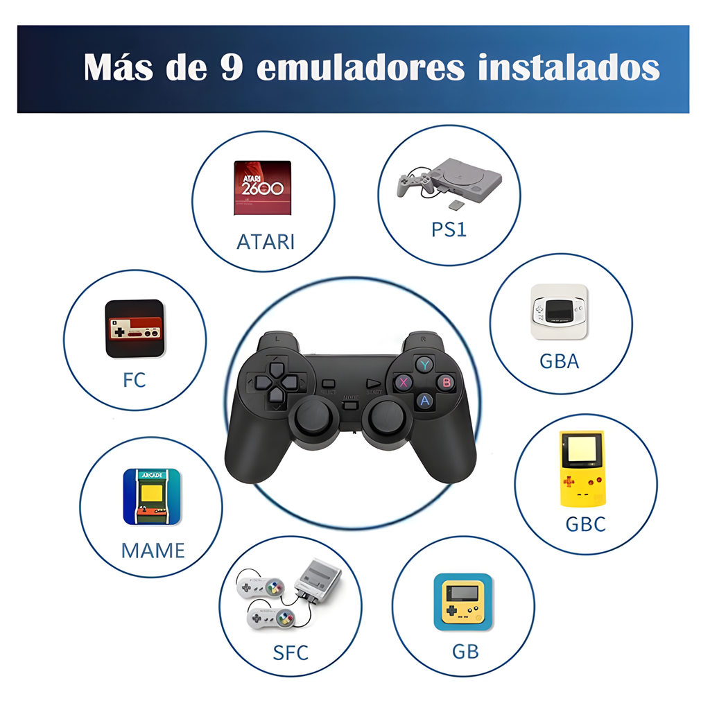 Consola de Videojuegos Portátil – 10,000 Juegos Incluidos