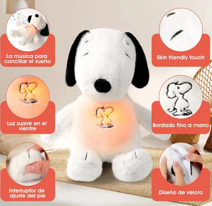 Peluche Snoopy Antistrés – Respiración Calmante
